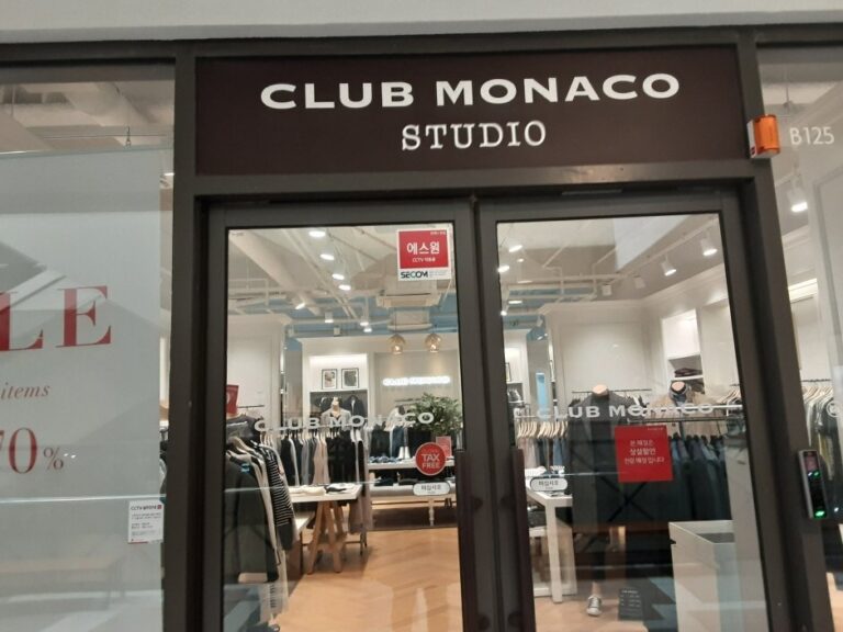 [Busan] The Handsome Club Monaco – Lotte Dongbusan Branch [Tax Refund Shop] (한섬 클럽모나코 롯데동부산)