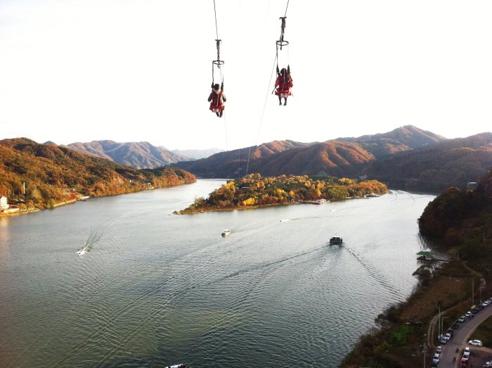 [Gyeonggi-do] Nami Island Zip Wire (남이섬 짚와이어)